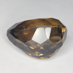 37.45ct Smoky Quartz pear cut 24x16mm