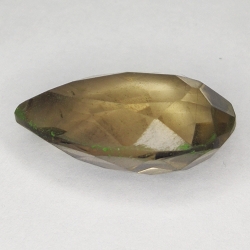 11.52ct Quarzo Fumé taglio pera 19x12mm