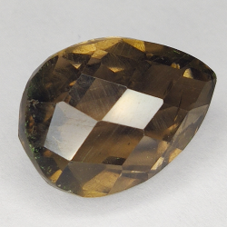 14.60ct Quartz Fumé coupe poire 17x13mm