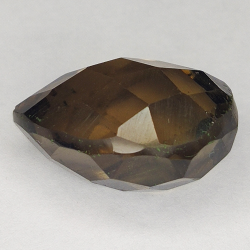 14.60ct Quarzo Fumé taglio pera 17x13mm