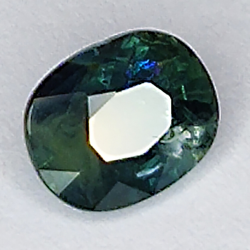 0,75ct Blauer Saphir ovalschliff 5x4mm