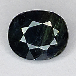 1.11ct Blauer Saphir ovalschliff 6x5mm