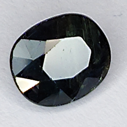 1.11ct Zafiro Azul talla oval 6x5mm