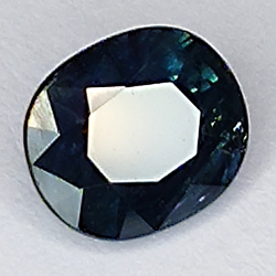 1.30ct Zaffiro Blu taglio ovale 6x5mm