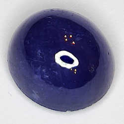 10.35ct Blue Sapphire cabochon oval 12x11mm