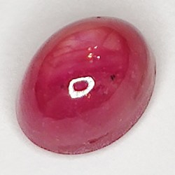 2.97ct Rubin Stern cabochon oval 7.9x6.1mm