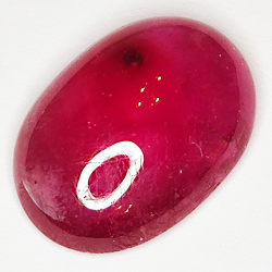 12.04ct Ruby cabochon oval 17.0x12.2mm