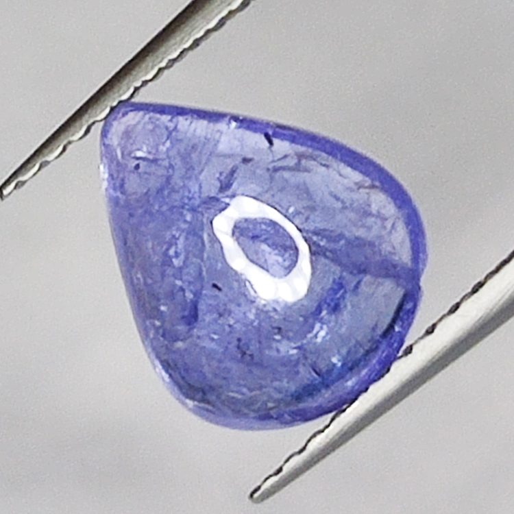 2.55ct Tanzanite pear cabochon 10.0x8.4mm