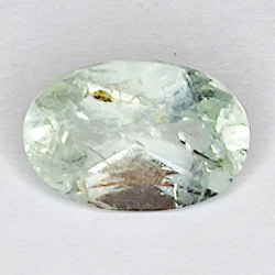 1.34ct Aguamarina Verde talla oval 8.8x5.9mm