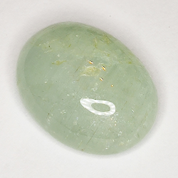 13.18ct Aguamarina Verde cabujón oval 17.6x13.4mm