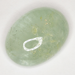 13.18ct Acquamarina Verde cabochon ovale 17.6x13.4mm