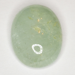 13.18ct Aguamarina Verde cabujón oval 17.6x13.4mm