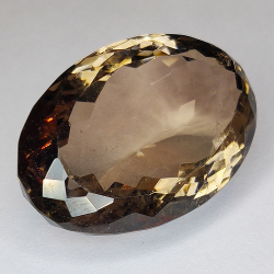 52.19ct Cuarzo Ahumado talla oval 29x20mm