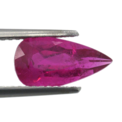 Rubellite trumalina da 1,95 ct, taglio ovale, 11,71 x 6,24 mm