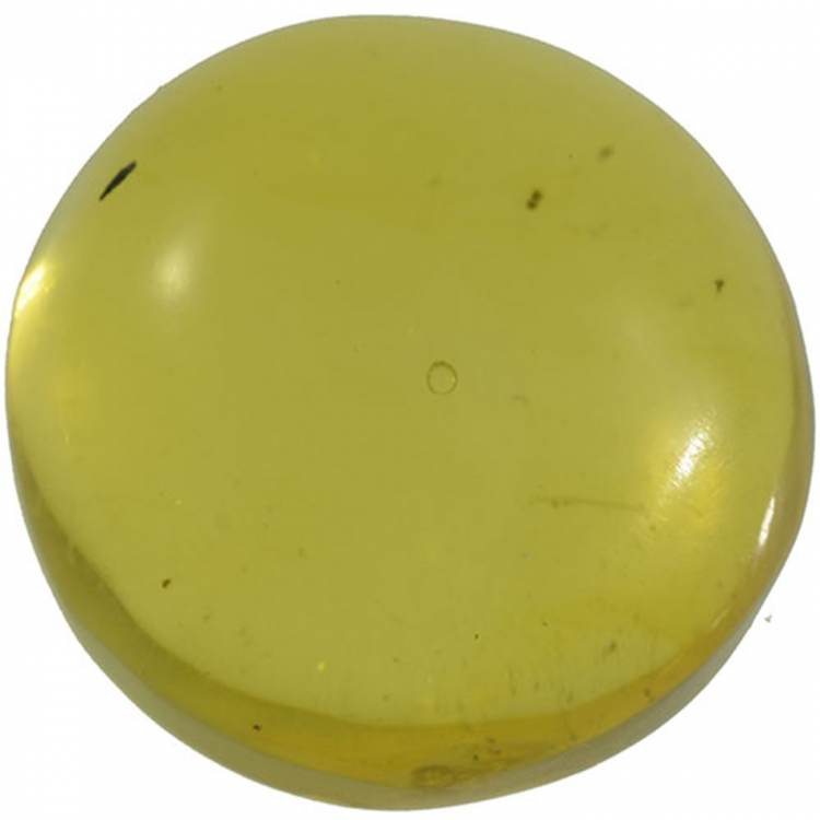 3.36ct Ambra cabochon rotondo 12x12mm