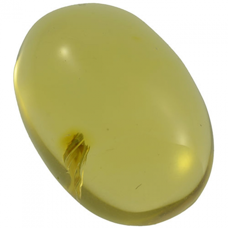 6.21ct Amber cabochon oval 19x14mm