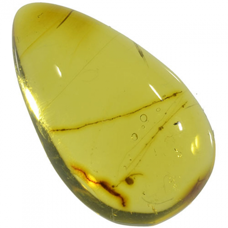 4.96ct Amber cabochon cut 18x12mm