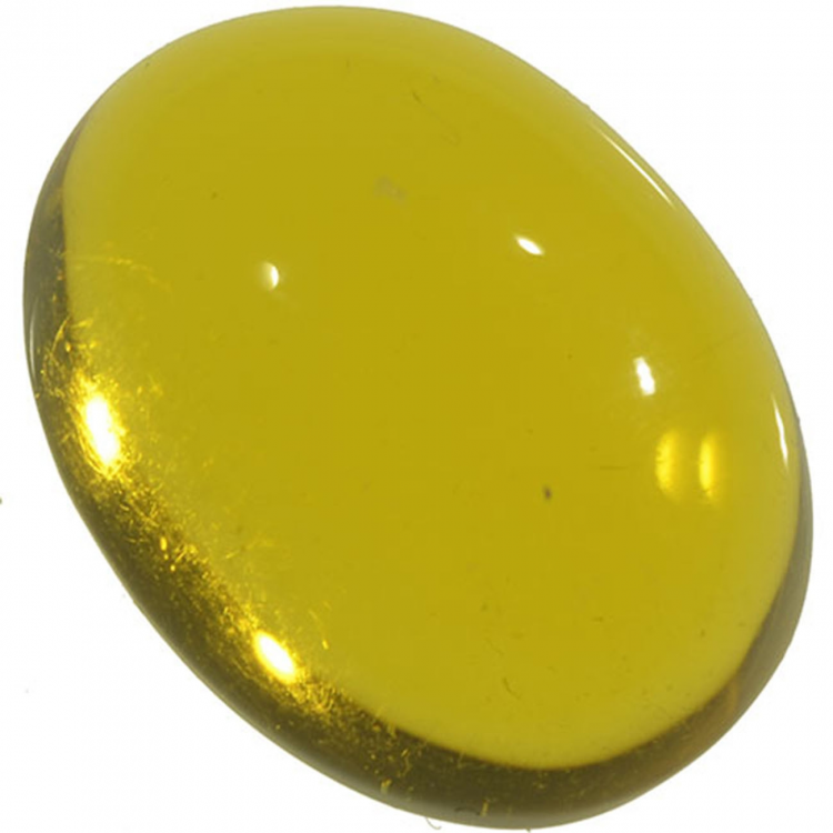 7.11ct Amber cabochon oval 18x14mm