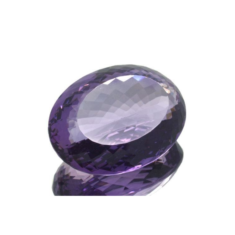 60.86ct Amethyst Oval Cut 30.00x22.00mm