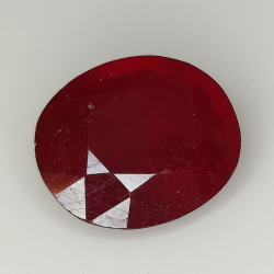 Rubino taglio smeraldo 10.44ct