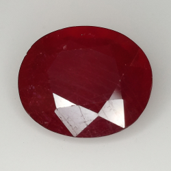 Rubí talla oval 10.44ct