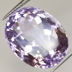 17,73ct Amethyst ovaler Schliff 18.42x14.23mm