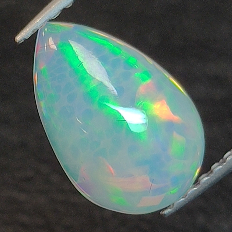 Ethiopian pear-cut opal 1.27ct