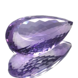 43,34 ct Améthyste taille poire 30,8x18,6 mm