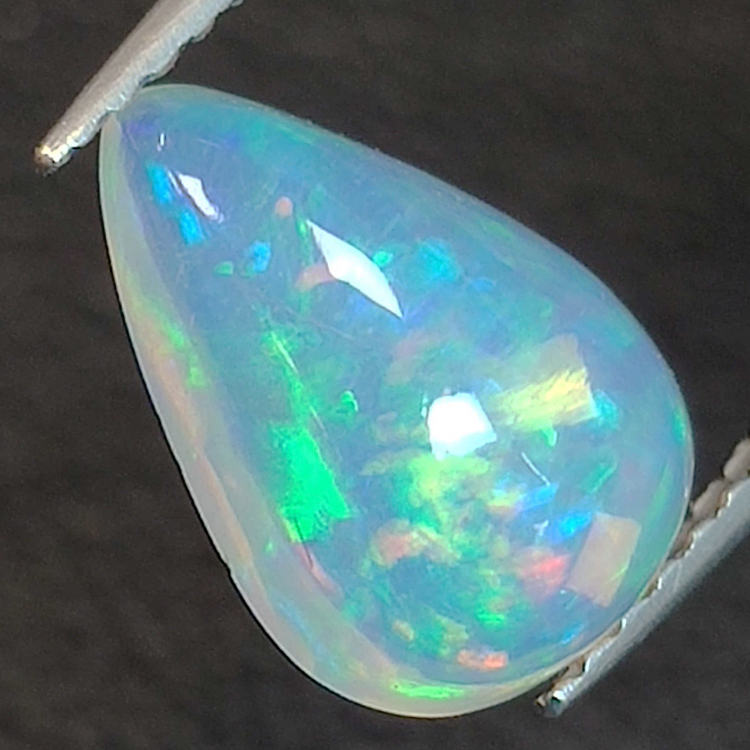 Ethiopian pear-cut opal 1.46ct