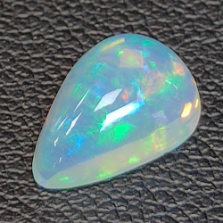 Ethiopian pear-cut opal 1.46ct