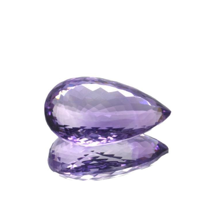 43,34 ct Améthyste taille poire 30,8x18,6 mm