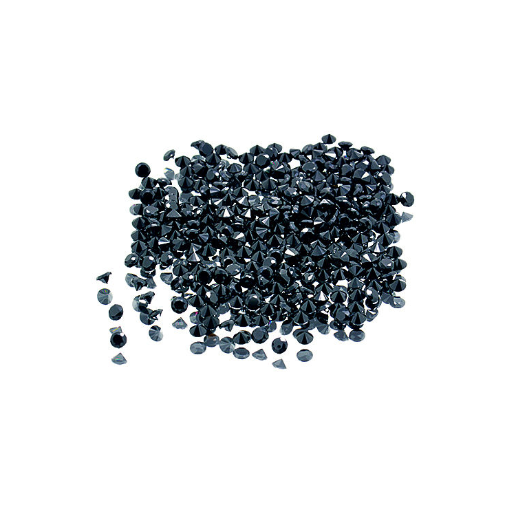 Black spinel round size 1 to 3 mm (1000-500-250pc)