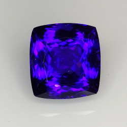 Tanzanite rettangolare taglio cuscino 6.93ct