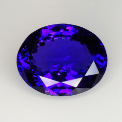 Tanzanite taille ovale 6.57ct