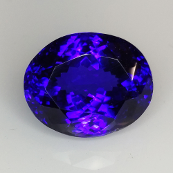 Tanzanite taille ovale 10.03ct