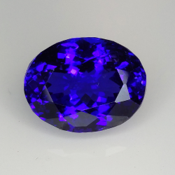 Tanzanite taglio ovale 9.35ct