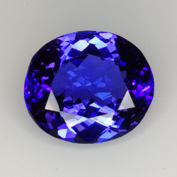 Tanzanite taglio ovale 6.88t