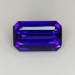 Tanzanite taglio smeraldo 7.56t