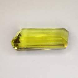 Lemon quartz emerald cut 26.74ct -14x14mm