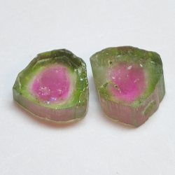 2.98ct Tourmaline melon d'eau 6x5mm