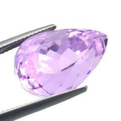 20,51ct Kunzite taglio a pera19,00 x 13,00 mm