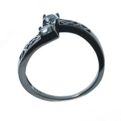 Bague en argent 925 avec différentes pierres précieuses