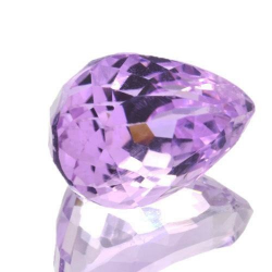 20,51ct Kunzite taglio a pera19,00 x 13,00 mm