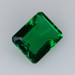 1,31ct Émeraude hydrothermale taille émeraude 7,84x5,93mm