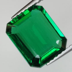 2.53ct Hydrothermal emerald emerald cut 9.74x8.01mm