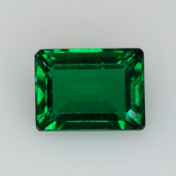 1.62ct Hydrothermal emerald emerald cut 8.03x6.09mm