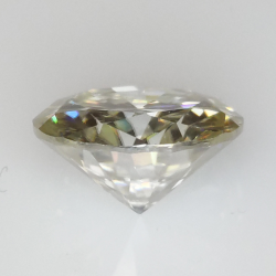 4,10 ct Moissanit Rundschliff 10,87 x 10,83 mm