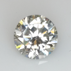 2.10ct Moissanita talla redonda 8.42x8.46mm