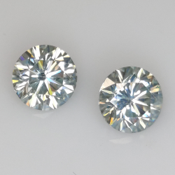 3,27 ct Moissanit Rundschliff 7,65 x 7,70 mm