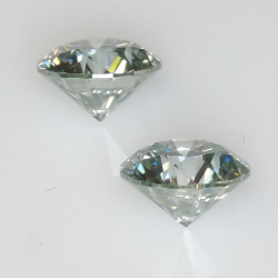 3,27 ct Moissanit Rundschliff 7,65 x 7,70 mm